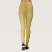 Schlankes Aussehen Soft Gold Gradient Leggings (Rückseite)