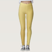 Schlankes Aussehen Soft Gold Gradient Leggings (Vorderseite)