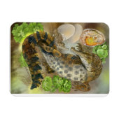 schlankes Krokodil Magnet (Horizontal)