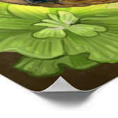 schlankes Krokodil Poster (Ecke)