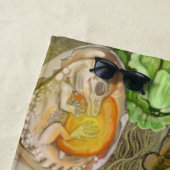 schlankes Krokodil Strandtuch (Beispiel)