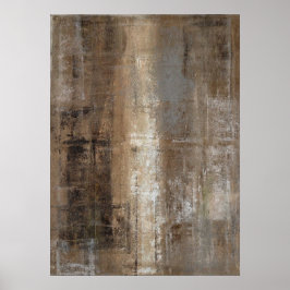 'schlankes' neutrales Abstrakt Art Poster drucken