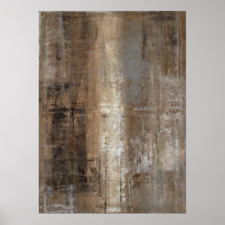 'schlankes' neutrales Abstrakt Art Poster drucken