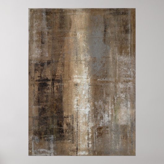 'schlankes' neutrales Abstrakt Art Poster drucken (Vorne)