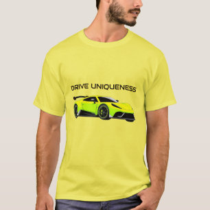 Schlankes Sportwagen-Design für moderne Geschwindi T-Shirt