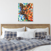 Schlau Leinwanddruck (Insitu (Schlafzimmer))