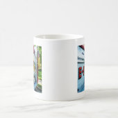 Schlauch in Eimer auf Feuerzug Kaffeetasse (Mittel)