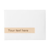 Schlaue Igel und Blume Personalisierte Etiketten Rundum-Adressaufkleber (Vorderseite)