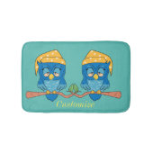 Schlaue Owl Thunder_Cove Badematte (Vorderseite)