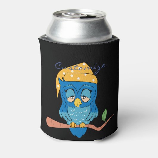 Schlaue Owl Thunder_Cove Dosenkühler (Kanne Rückseite)