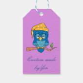 Schlaue Owl Thunder_Cove Geschenkanhänger (Rückseite)