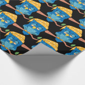 Schlaue Owl Thunder_Cove Geschenkpapier (Ecke)