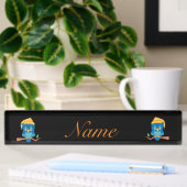 Schlaue Owl Thunder_Cove Namensplakette