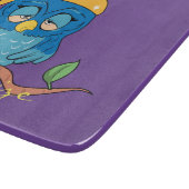 Schlaue Owl Thunder_Cove Schneidebrett (Ecke)