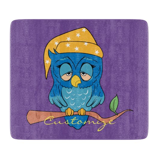 Schlaue Owl Thunder_Cove Schneidebrett (Vorderseite)