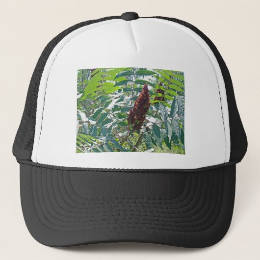 Schlaue Sumac Berries Matching Items Truckerkappe (Vorderseite)