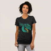 Schlauer Drache T-Shirt (Vorne ganz)