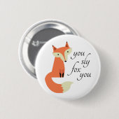 Schlauer Fox Button (Vorne & Hinten)