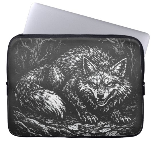 Schlauer Wald Fuchs — von BurnsInHell Laptopschutzhülle (Vorderseite)