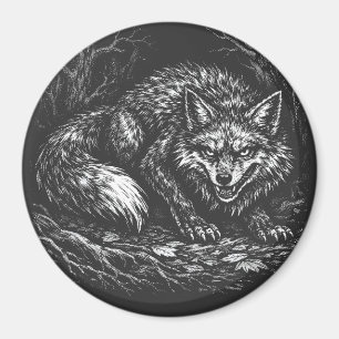 Schlauer Wald Fuchs — von BurnsInHell Magnet