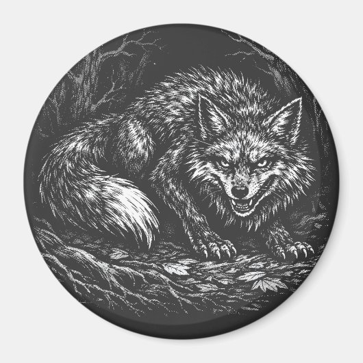Schlauer Wald Fuchs — von BurnsInHell Magnet (Vorne)