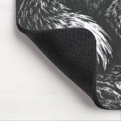 Schlauer Wald Fuchs — von BurnsInHell Mousepad (Ecke)