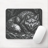 Schlauer Wald Fuchs — von BurnsInHell Mousepad (Mit Mouse)