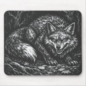 Schlauer Wald Fuchs — von BurnsInHell Mousepad (Vorne)