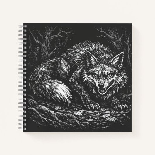 Schlauer Wald Fuchs — von BurnsInHell Notizblock (Vorderseite)
