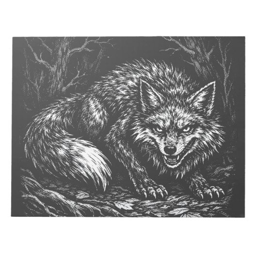 Schlauer Wald Fuchs — von BurnsInHell Notizblock (Vorderseite)