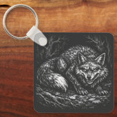 Schlauer Wald Fuchs — von BurnsInHell Schlüsselanhänger (Vorderseite)