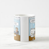 Schlaues Budget Funny Coffee Tasse (Mittel)