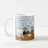 Schlaues Budget Funny Coffee Tasse (Links)