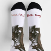 Schlaues Fuchs Socken (Oben)
