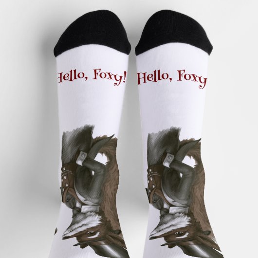 Schlaues Fuchs Socken (Oben)