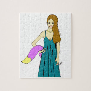 schlaues Mädchen Puzzle