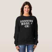 Schlaufe-Schlauch-Langschlauchpulli Sweatshirt (Vorne ganz)
