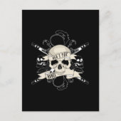 Schlecht 2 Knochen  Postkarte (Vorderseite)