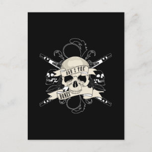 Schlecht 2 Knochen  Postkarte