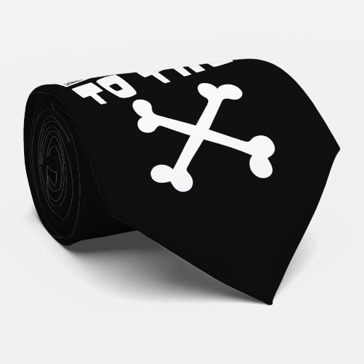 SCHLECHT AUF DEM KNOCH KRAWATTE (Gerollt)