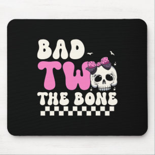 Schlecht bis auf die Knochen 2. Geburtstag Mädchen Mousepad