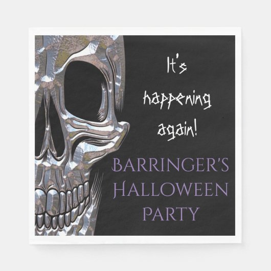 Schlecht für das Party Napkin im Knochenhaufen Serviette (Vorderseite)