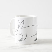 Schlecht gezeichnet Aardvark-Tasse Kaffeetasse (Vorderseite Links)