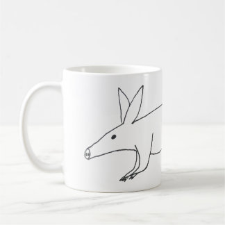 Schlecht gezeichnet Aardvark-Tasse Kaffeetasse