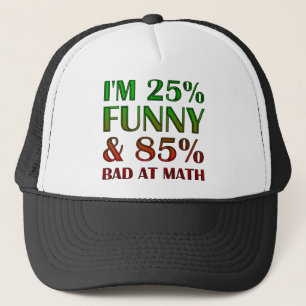 Schlecht In Mathe Lustige Ballkappe Truckerhut Truckerkappe