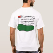 Schlecht konzipierte Waffen T-Shirt (Rückseite)