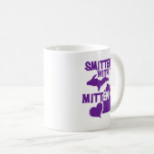 Schlecht mit der Hölle Kaffeetasse (VorderseiteRechts)