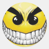 schlecht runder aufkleber (Vorderseite)