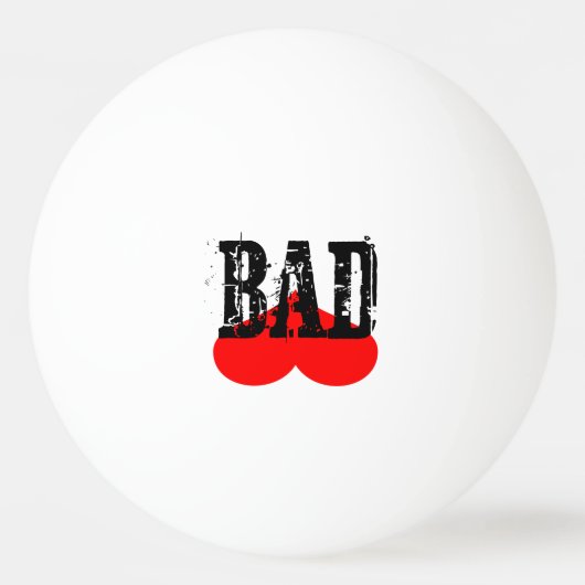 schlecht tischtennisball (Vorderseite)