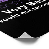 Schlecht wäre nicht zu empfehlen Fibromyalgie Bewu Poster (Ecke)